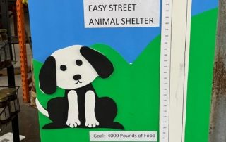 easy street animal shelter pet food donation