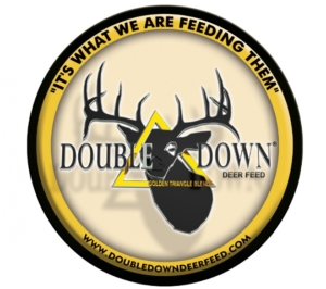 double down deer feed logo kill pile antler growth deer breeders hunters white tail